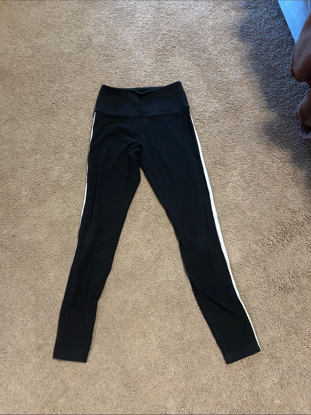 PINK Victoria's Secret Black Leggings with Branded Waistband